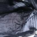 PRADA Hand Bag Nylon Black Silver Auth 150413-20