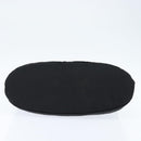 PRADA Hand Bag Nylon Black Silver Auth 150413-5