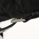 PRADA Backpack Nylon Black Silver Auth 150414-21