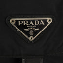 PRADA Backpack Nylon Black Silver Auth 150414-25