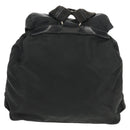 PRADA Backpack Nylon Black Silver Auth 150414-2