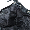 PRADA Backpack Nylon Black Silver Auth 150414-31