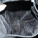 PRADA Backpack Nylon Black Silver Auth 150414-33