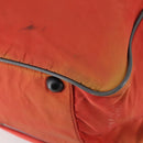 PRADA Boston Bag Nylon 2way Red Silver Auth 150415-18