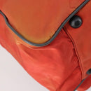 PRADA Boston Bag Nylon 2way Red Silver Auth 150415-19