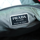 PRADA Boston Bag Nylon 2way Red Silver Auth 150415-23