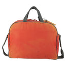 PRADA Boston Bag Nylon 2way Red Silver Auth 150415-2