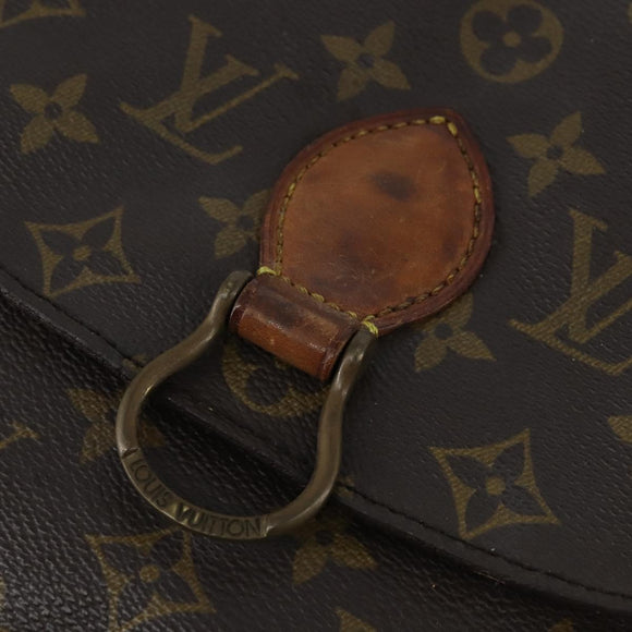 LOUIS VUITTON Monogram Saint Cloud MM Shoulder Bag M51243 LV Auth 150421