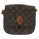 LOUIS VUITTON Monogram Saint Cloud MM Shoulder Bag M51243 LV Auth 150421-13