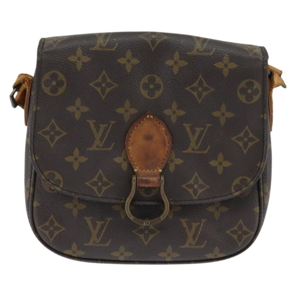 LOUIS VUITTON Monogram Saint Cloud MM Shoulder Bag M51243 LV Auth 150421