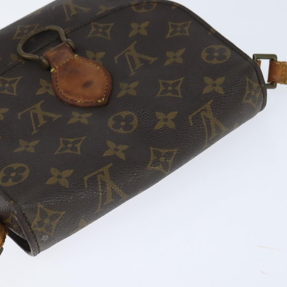 LOUIS VUITTON Monogram Saint Cloud MM Shoulder Bag M51243 LV Auth 150421