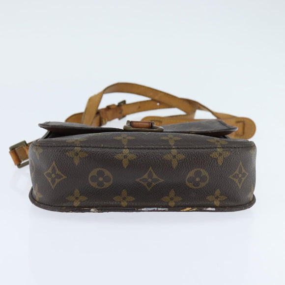 LOUIS VUITTON Monogram Saint Cloud MM Shoulder Bag M51243 LV Auth 150421