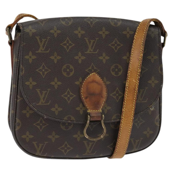 LOUIS VUITTON Monogram Saint Cloud GM Shoulder Bag M51242 LV Auth 150422