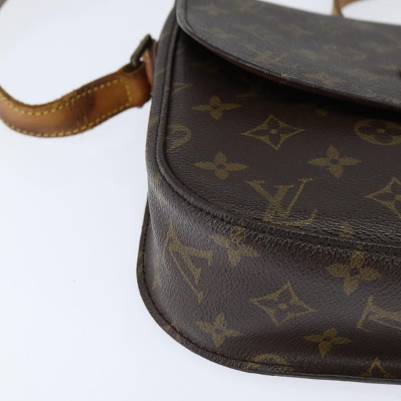 LOUIS VUITTON Monogram Saint Cloud GM Shoulder Bag M51242 LV Auth 150422