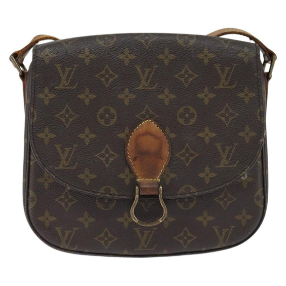 LOUIS VUITTON Monogram Saint Cloud GM Shoulder Bag M51242 LV Auth 150422
