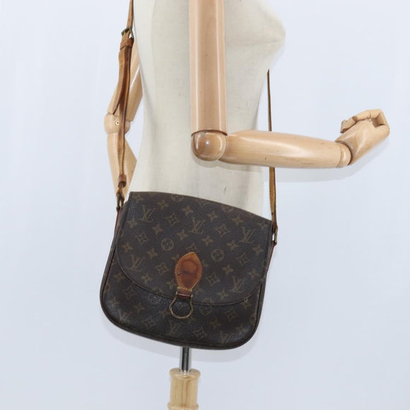 LOUIS VUITTON Monogram Saint Cloud GM Shoulder Bag M51242 LV Auth 150422