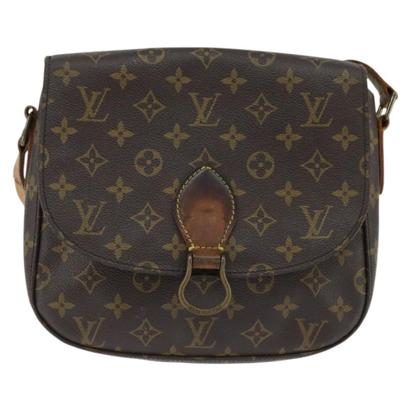LOUIS VUITTON Monogram Saint Cloud GM Shoulder Bag M51242 LV Auth 150423