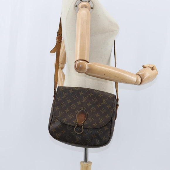LOUIS VUITTON Monogram Saint Cloud GM Shoulder Bag M51242 LV Auth 150423