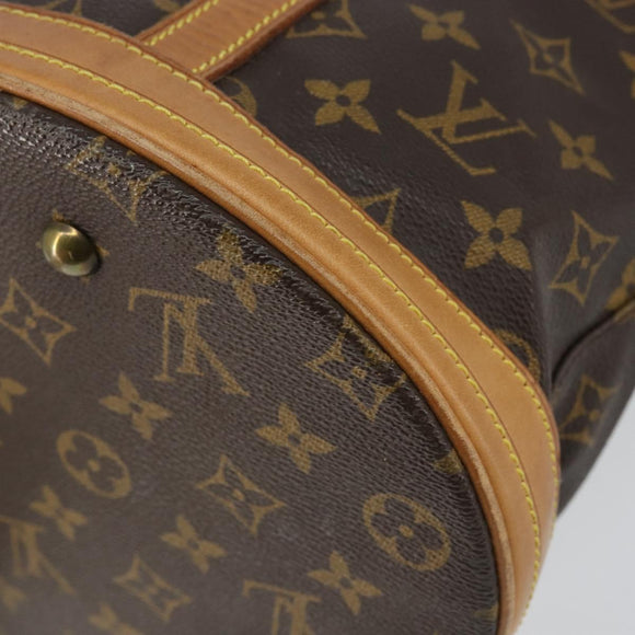 LOUIS VUITTON Monogram Bucket GM Shoulder Bag M42236 LV Auth 150424
