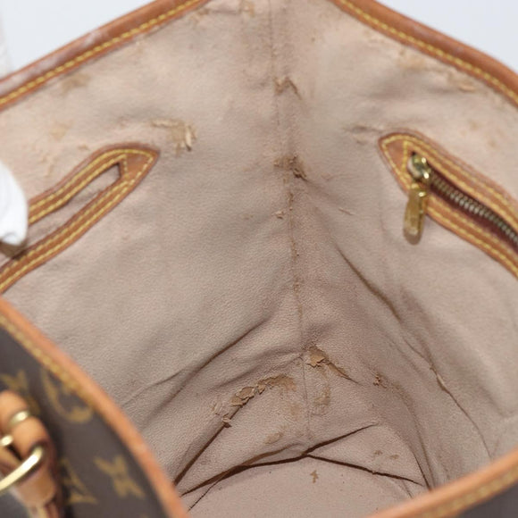 LOUIS VUITTON Monogram Bucket GM Shoulder Bag M42236 LV Auth 150424