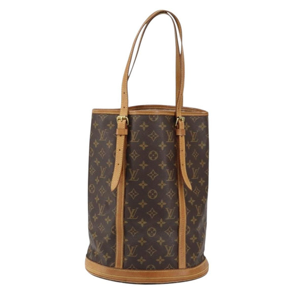 LOUIS VUITTON Monogram Bucket GM Shoulder Bag M42236 LV Auth 150424