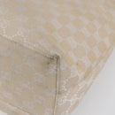 GUCCI GG Canvas Tote Bag Beige Silver 002 1076 2684 Auth 150426-12