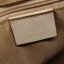 GUCCI GG Canvas Tote Bag Beige Silver 002 1076 2684 Auth 150426-16