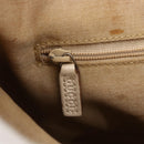 GUCCI GG Canvas Tote Bag Beige Silver 002 1076 2684 Auth 150426-17