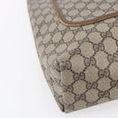 GUCCI GG Supreme Web Sherry Line Tote Bag PVC Beige Red 40 02 003 Auth 150427-14