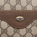 GUCCI GG Supreme Web Sherry Line Tote Bag PVC Beige Red 40 02 003 Auth 150427-17