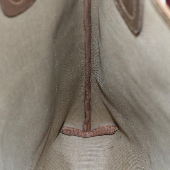 GUCCI GG Supreme Web Sherry Line Tote Bag PVC Beige Red 40 02 003 Auth 150427