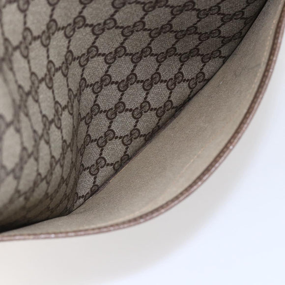 GUCCI GG Supreme Web Sherry Line Tote Bag PVC Beige Red 40 02 003 Auth 150427