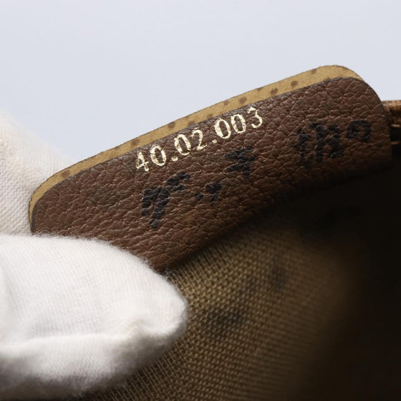 GUCCI GG Supreme Web Sherry Line Tote Bag PVC Beige Red 40 02 003 Auth 150427