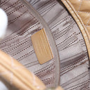 Salvatore Ferragamo Vala Hand Bag Enamel 2way Beige Silver Auth 150429-24