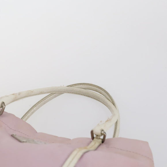 PRADA Shoulder Bag Nylon 3 Set Red Pink khaki Auth 150430