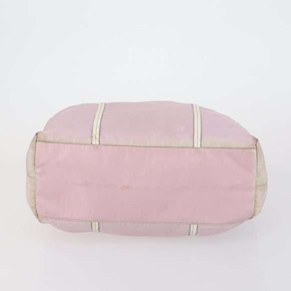 PRADA Shoulder Bag Nylon 3 Set Red Pink khaki Auth 150430