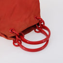 PRADA Shoulder Bag Nylon 3 Set Red Pink khaki Auth 150430-5