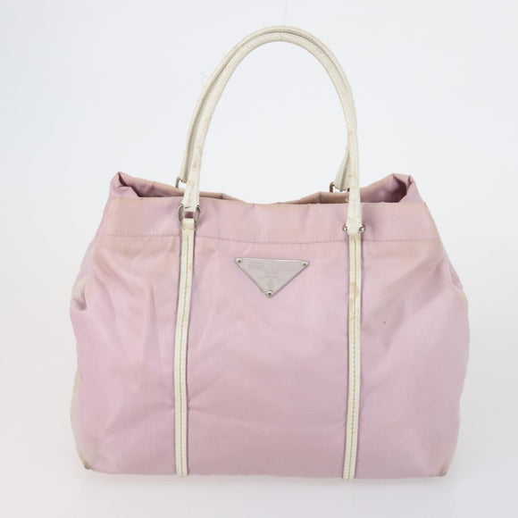 PRADA Shoulder Bag Nylon 3 Set Red Pink khaki Auth 150430