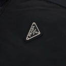 PRADA Boston Bag Nylon 2way Black Silver Auth 150432-19