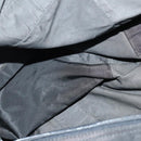 PRADA Boston Bag Nylon 2way Black Silver Auth 150432-11