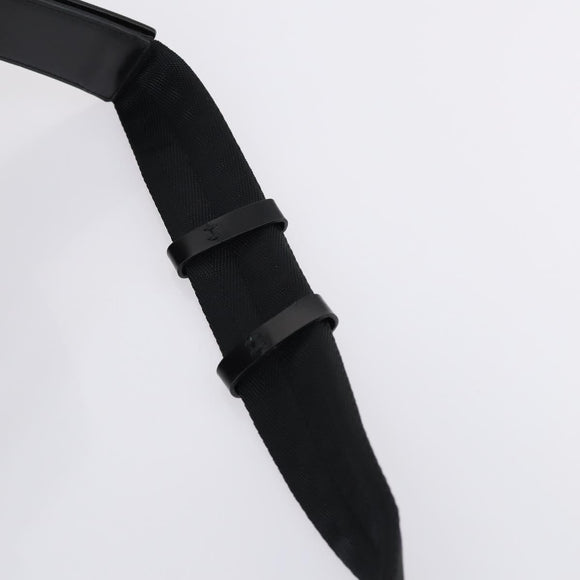 PRADA Boston Bag Nylon 2way Black Silver Auth 150432