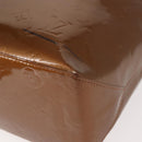 LOUIS VUITTON Monogram Vernis Reade MM Hand Bag Bronze M91143 LV Auth 150433-16