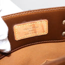 LOUIS VUITTON Monogram Vernis Reade MM Hand Bag Bronze M91143 LV Auth 150433-10