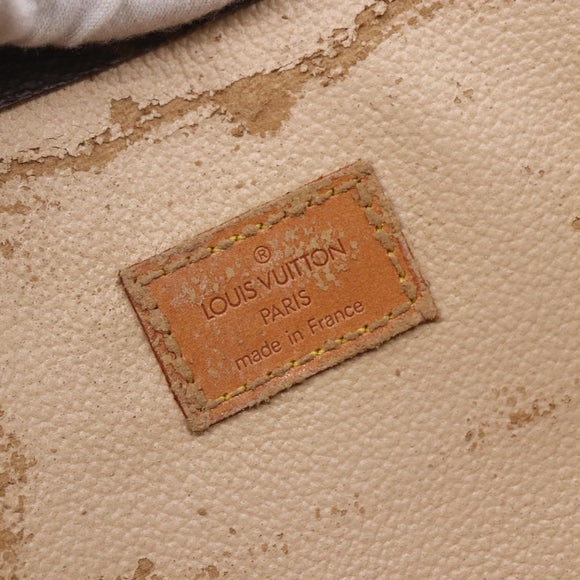 LOUIS VUITTON Monogram Sac Plat Hand Bag M51140 LV Auth 150436