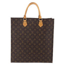 LOUIS VUITTON Monogram Sac Plat Hand Bag M51140 LV Auth 150436-2