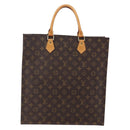 LOUIS VUITTON Monogram Sac Plat Hand Bag M51140 LV Auth 150436-3