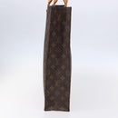 LOUIS VUITTON Monogram Sac Plat Hand Bag M51140 LV Auth 150436-5