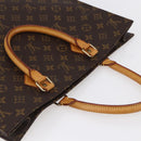LOUIS VUITTON Monogram Sac Plat Hand Bag M51140 LV Auth 150436-6