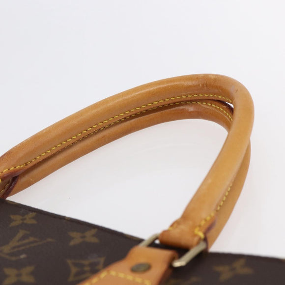 LOUIS VUITTON Monogram Sac Plat Hand Bag M51140 LV Auth 150436