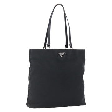PRADA Tote Bag Nylon Black Auth 150438